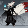 Blue Flame Fox Spirit adopt auction (closed)