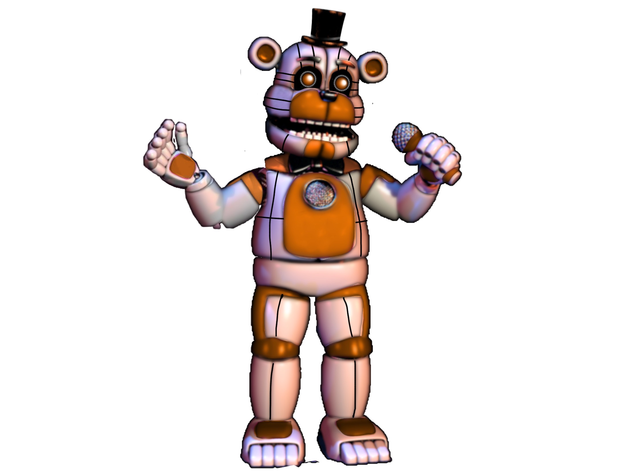 Fixed molten Freddy, V1 vs V2 : r/fivenightsatfreddys