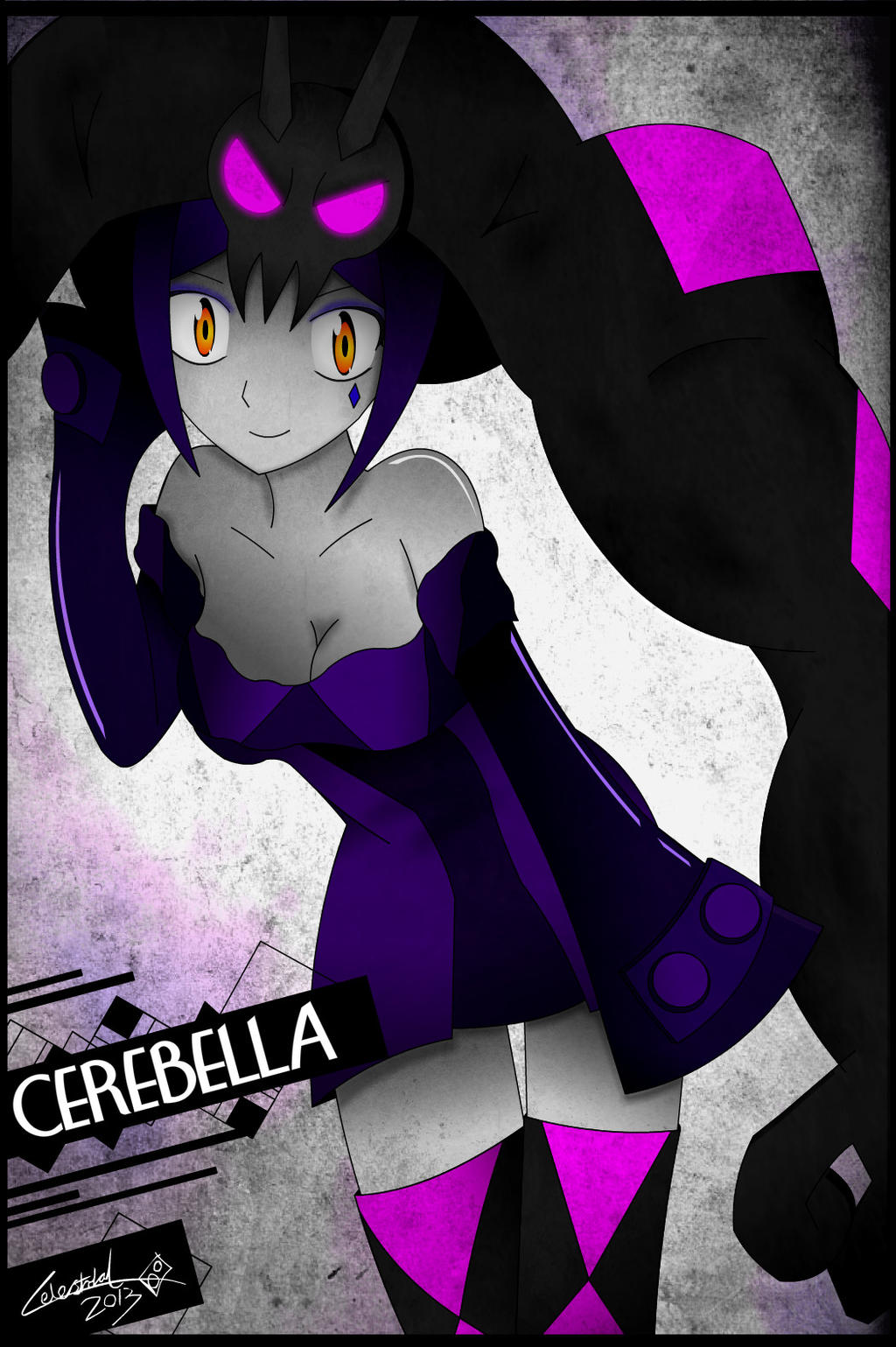 Fanart of the lovely Cerebella :3 by me : r/Skullgirls