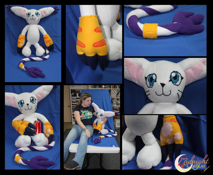 Gatomon Plushie by NsomniacArtist