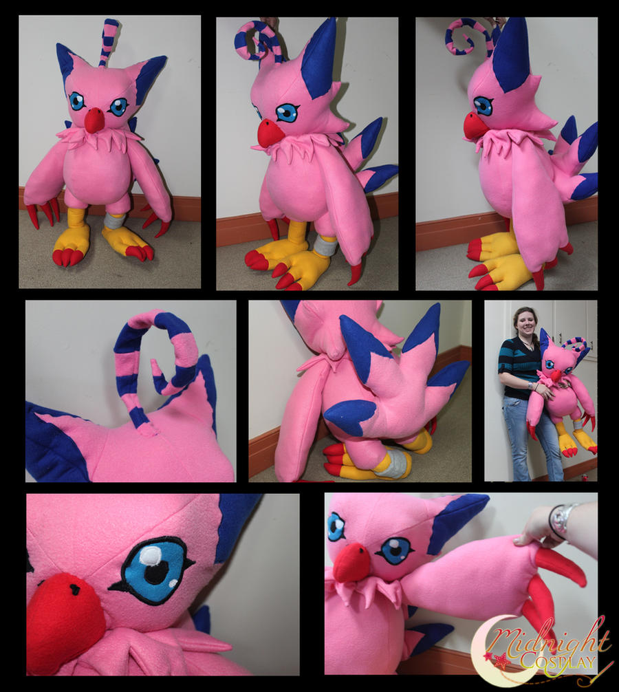 Biyomon Plushie by NsomniacArtist