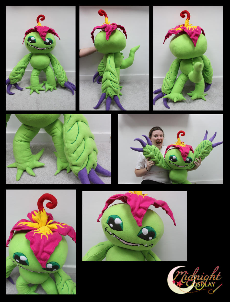 Palmon Plushie by NsomniacArtist