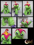 Palmon Plushie by NsomniacArtist