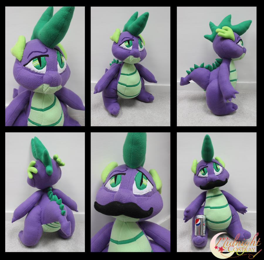Spike MLP Plushie V.1 by NsomniacArtist