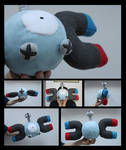 Magnemite Plush by NsomniacArtist