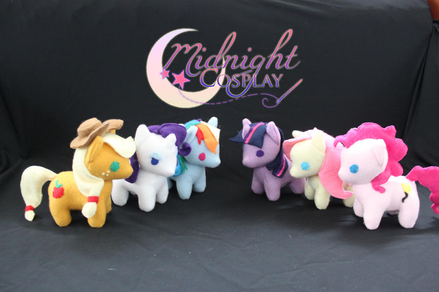 Mane 6 MLP plushies!