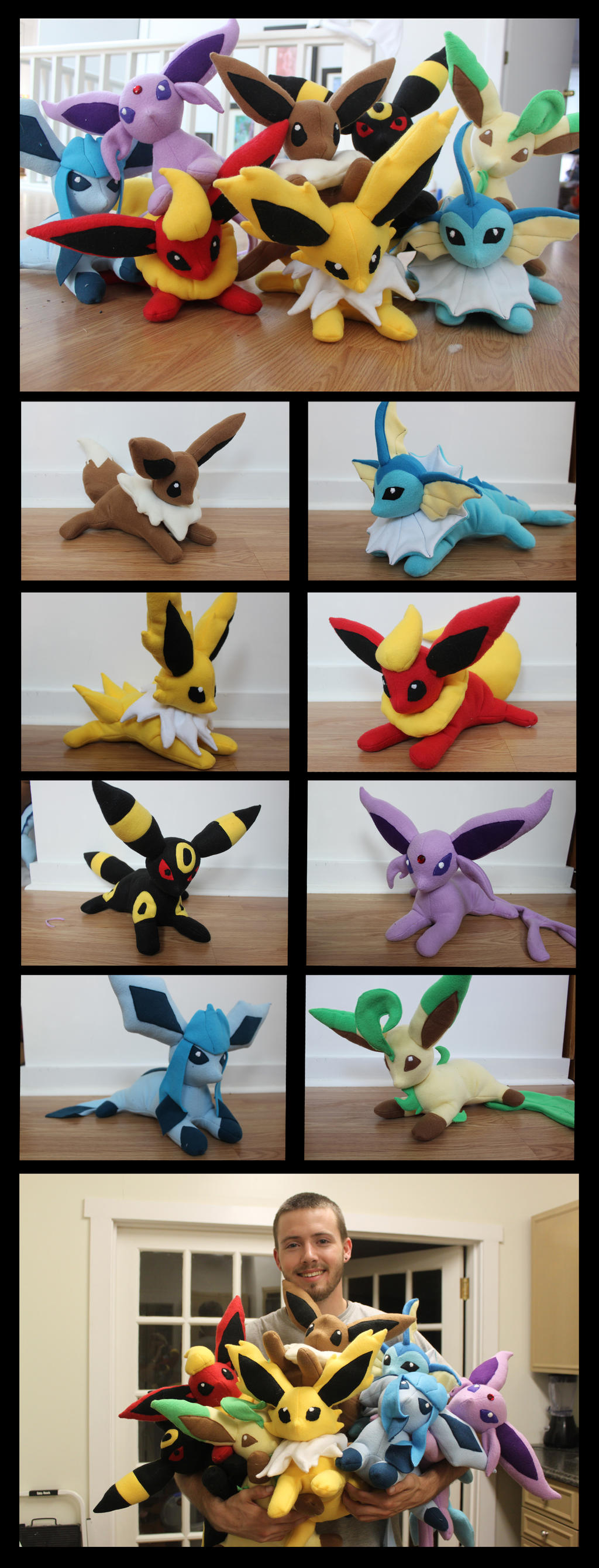 Eeveelutions Plushies