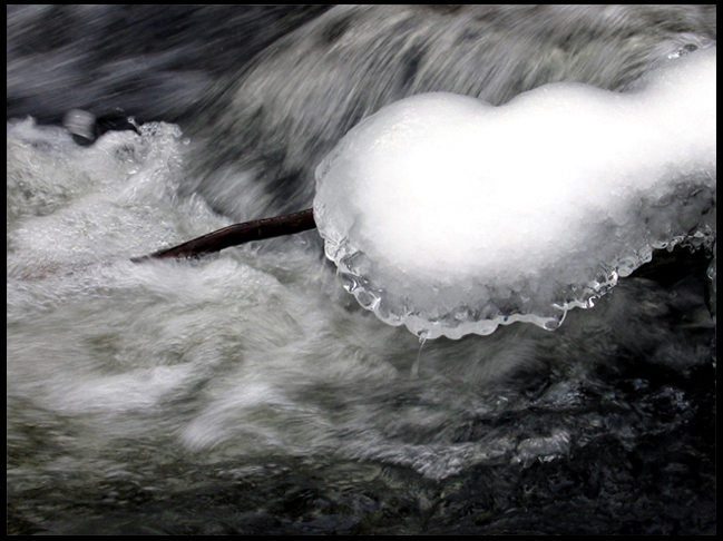 january - icy waters