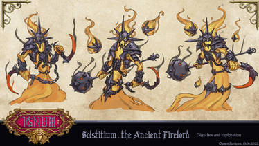 Solstitium,the Ancient Firelord - Concepts
