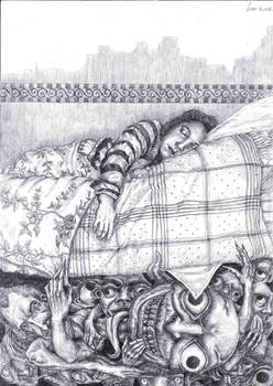 Illustration of the poem ''Before Dream''