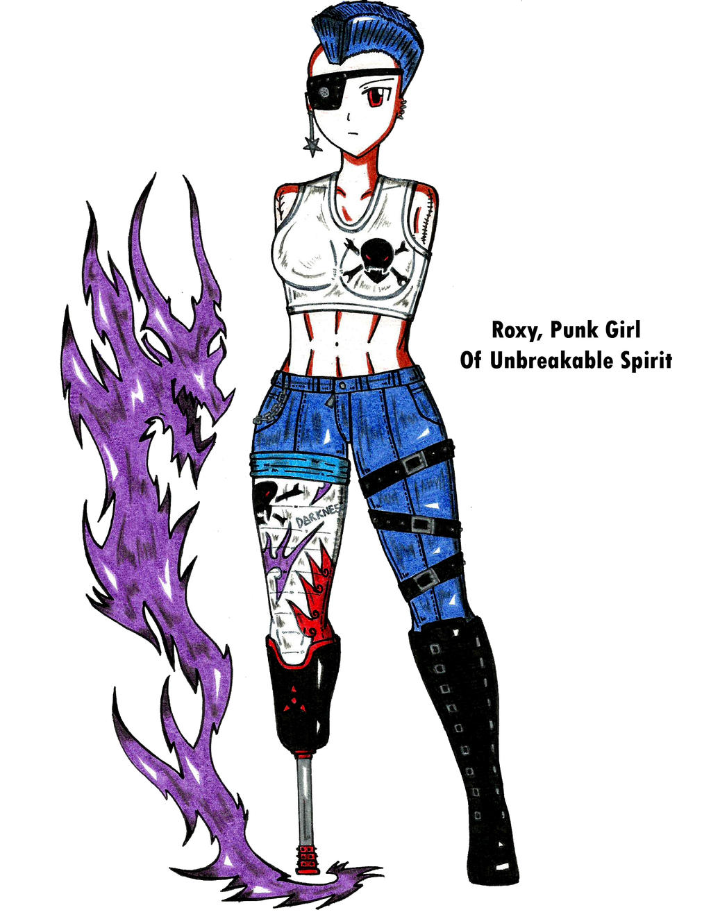 Roxy, Punk Girl Of Unbreakable Spirit by vulcanknight on DeviantArt