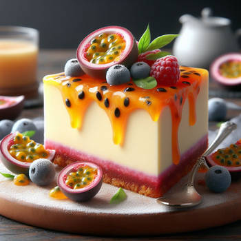 Passion Fruit Cheesecake