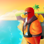 Jet pack guy~ Club Penguin Island