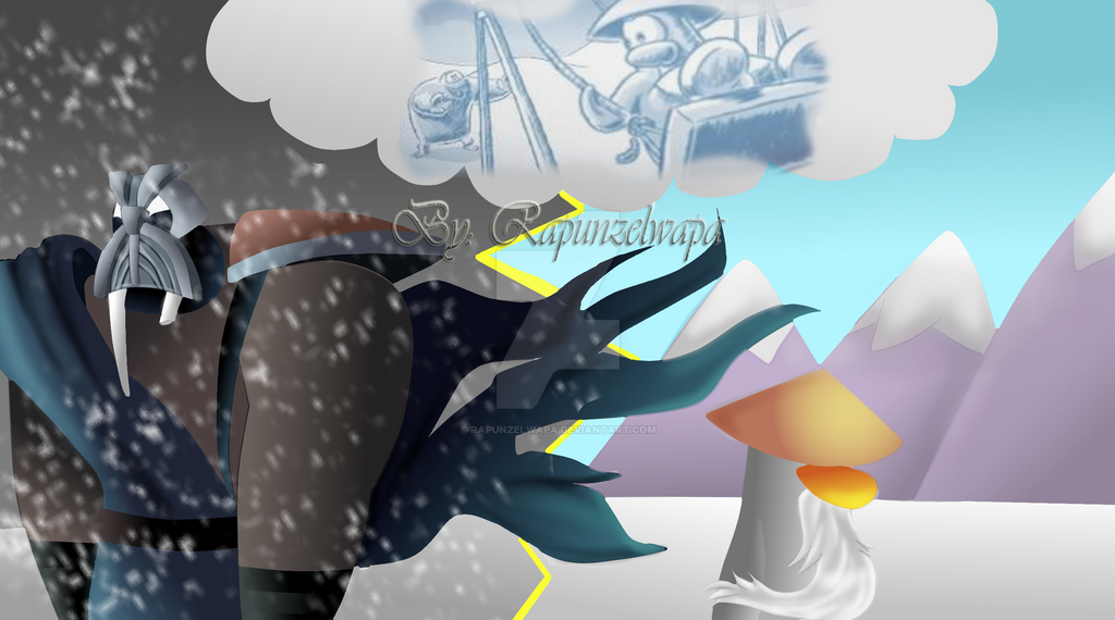 Yesterday~Tusk and Sensei, club penguin