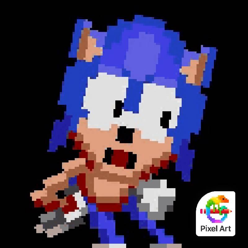 Pin by HA on huh pixel  Sonic, Pixel characters, Pixel animation