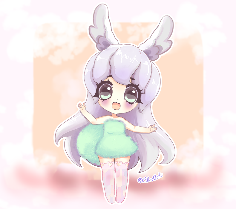 Kawaii Lilac Bunny