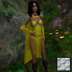 Sorceress Outfit - Sunburst Yellow