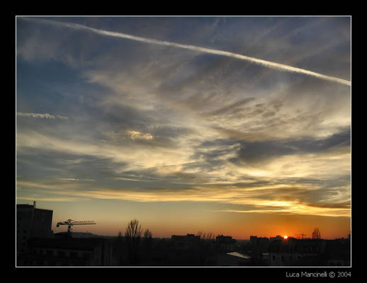 Sunset over Bucharest I