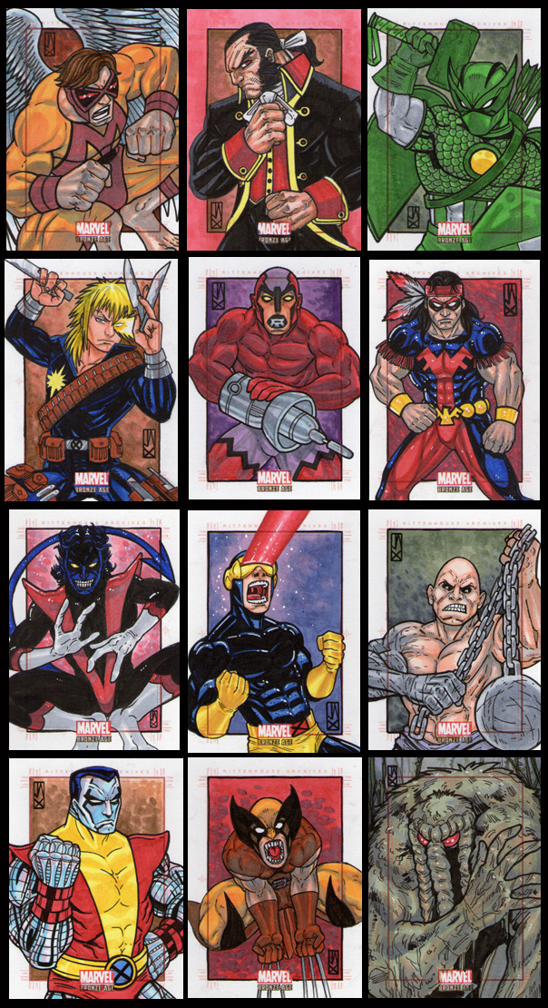 marvel bronze age John Jackman sketch card 6