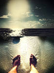 summer diptych by violentlyvicky