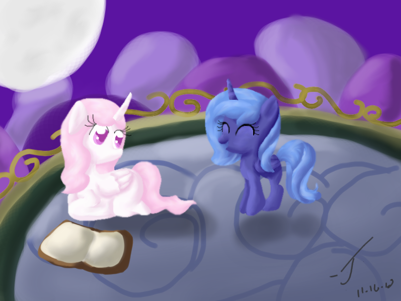 Luna and Celestia Fillies