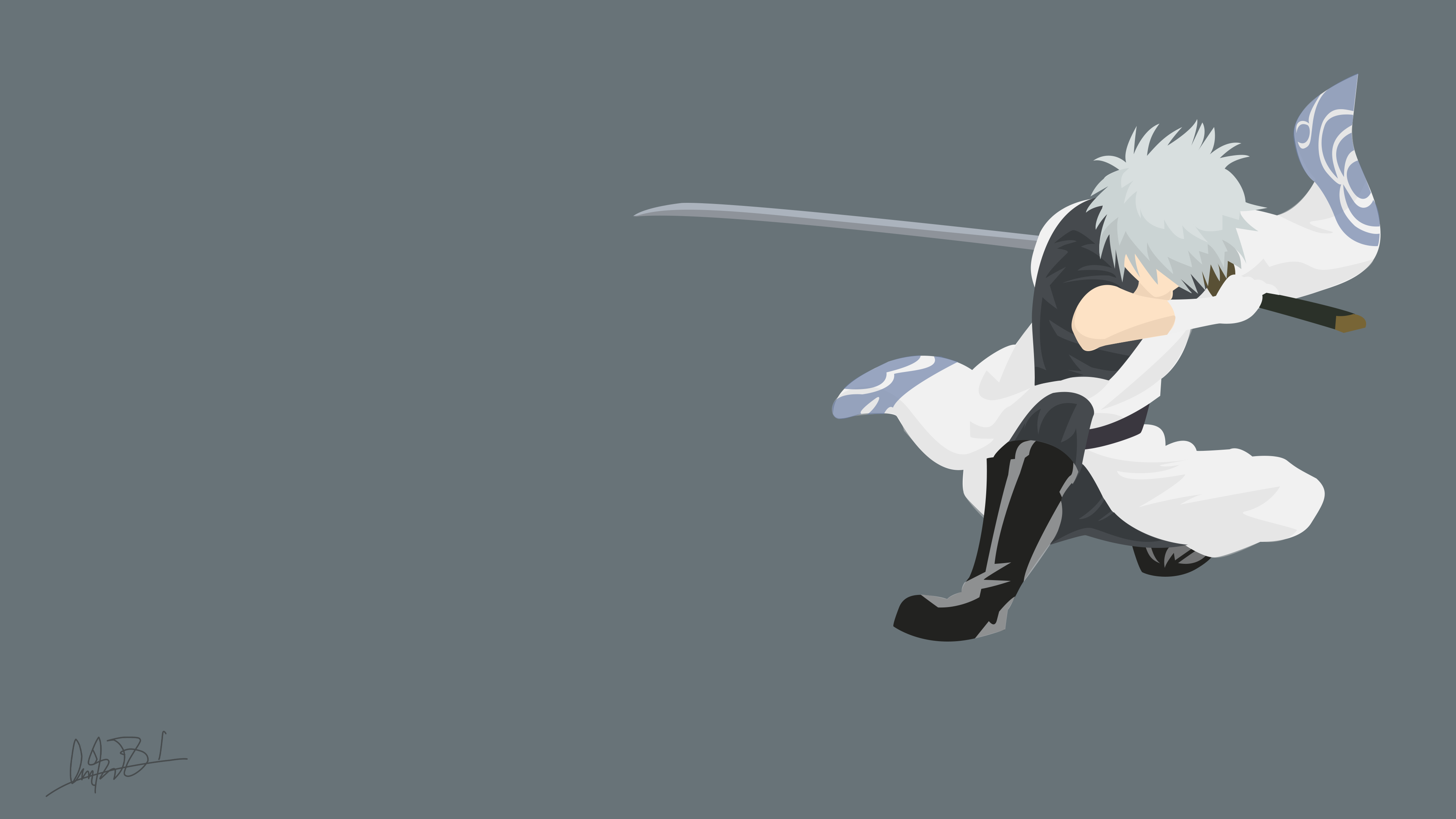 Sakata Gintoki (Gintama) Minimalist