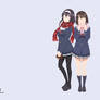 Utaha and Megumi (Collab) Minimalist