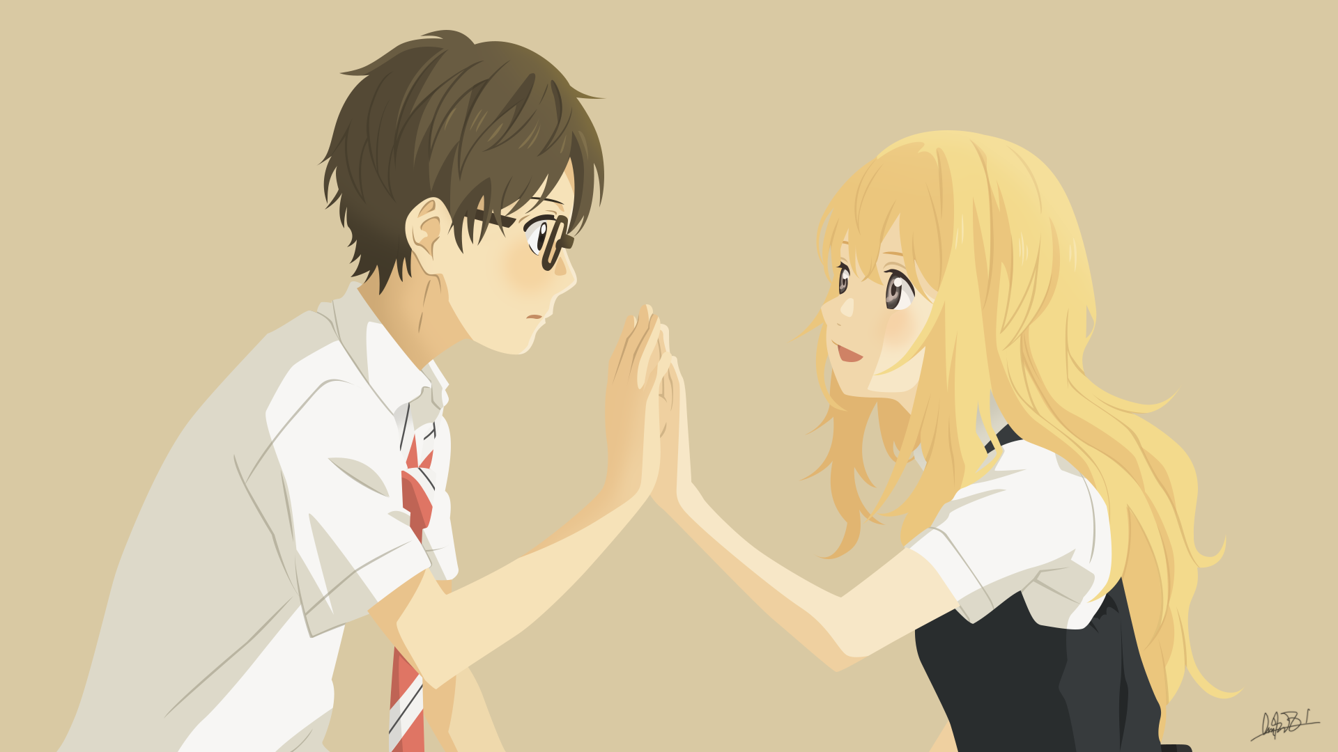 Shigatsu wa Kimi no Uso Wallpaper by Redeye27 on DeviantArt