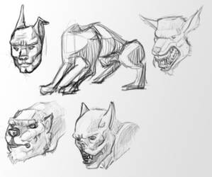 Ware Wolf Head Concepts