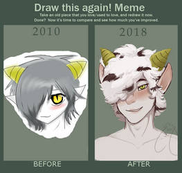 I'm obsessed with redrawing old art, so...
