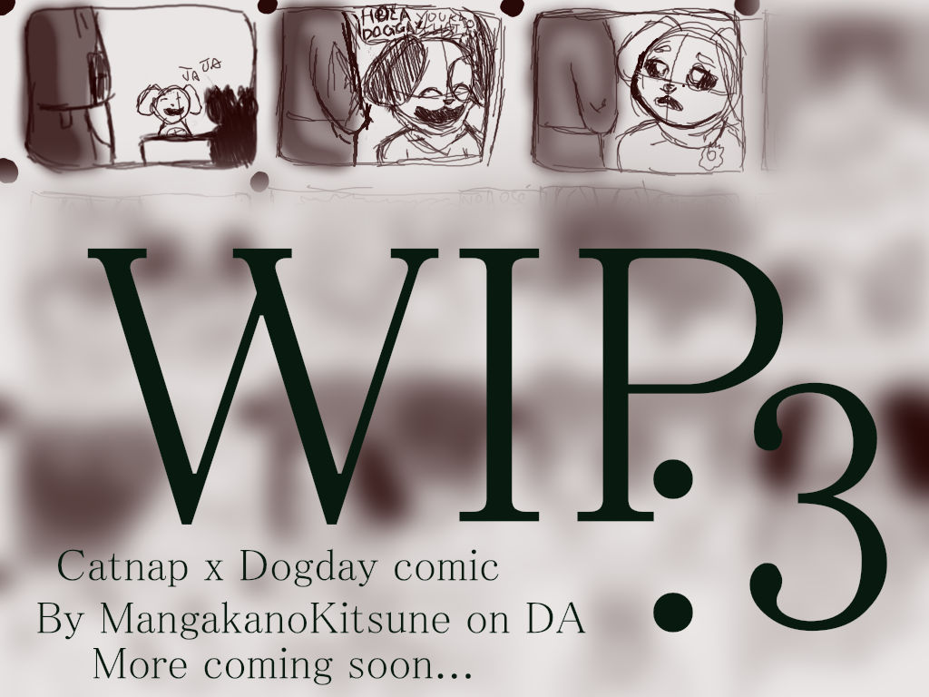 Catnap x Dogday comic WIP