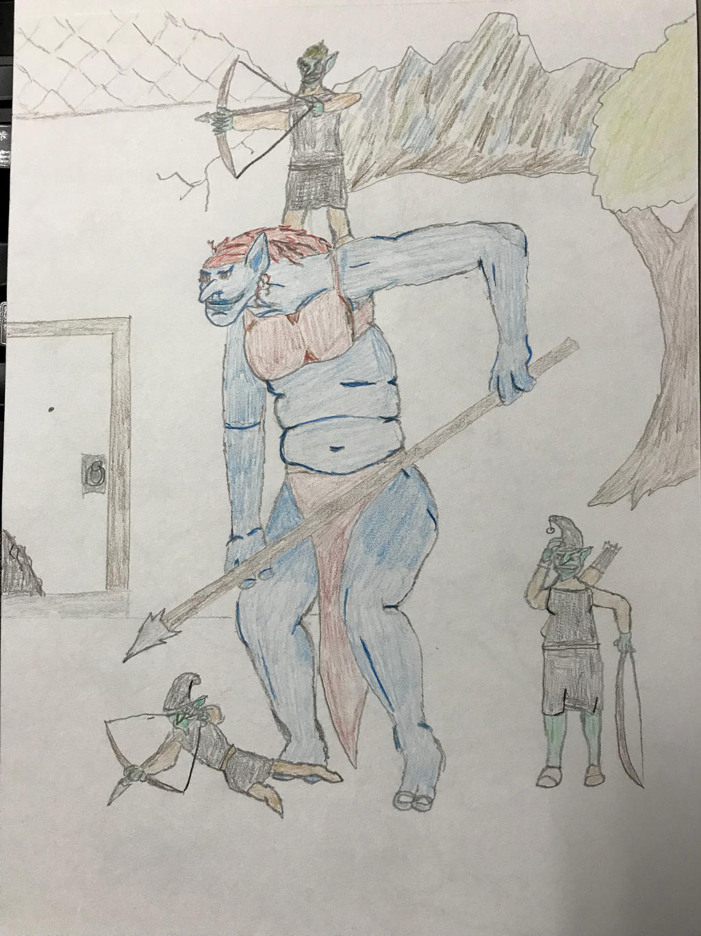 Troll and goblins almost colored