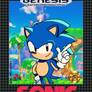 Sonic 1 US Box Art in the style of Sonic Origins