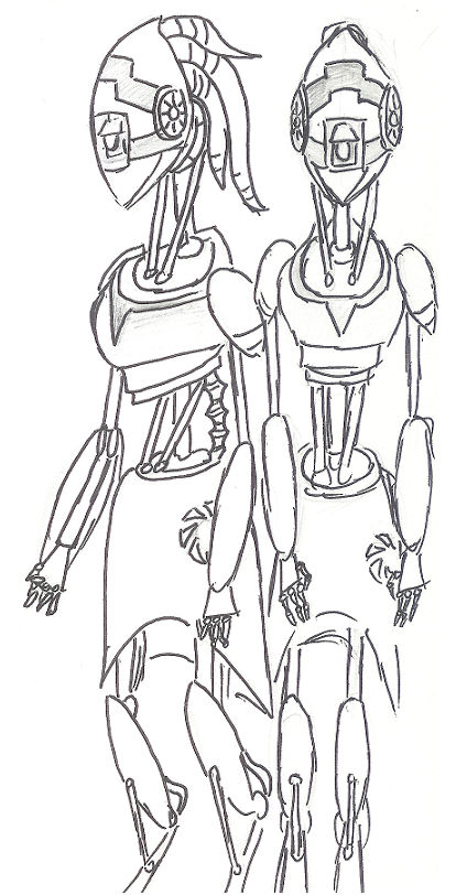 GLaDOS Front and Side View by StarscreamClone on DeviantArt