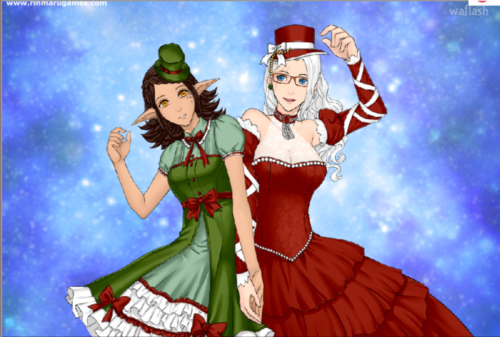 Ms. Claus and Doctor Elf by loveangel15 on DeviantArt
