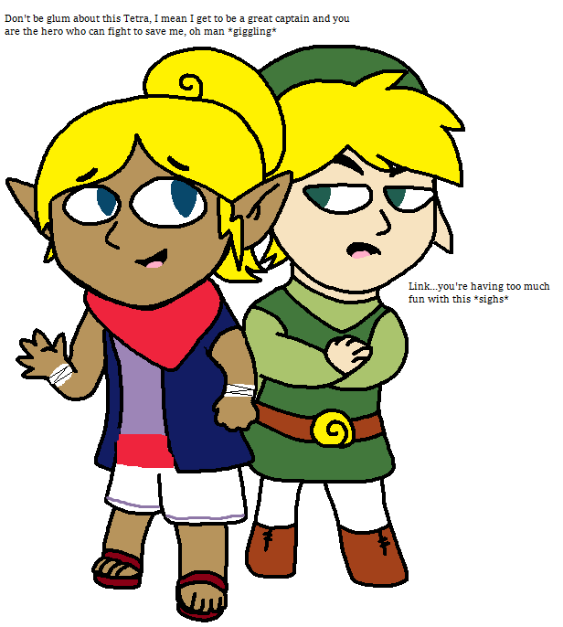 Tetra and Toon Link Switched Bodies