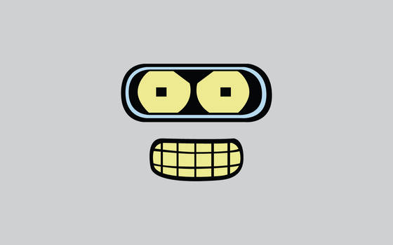 Bender face wallpaper