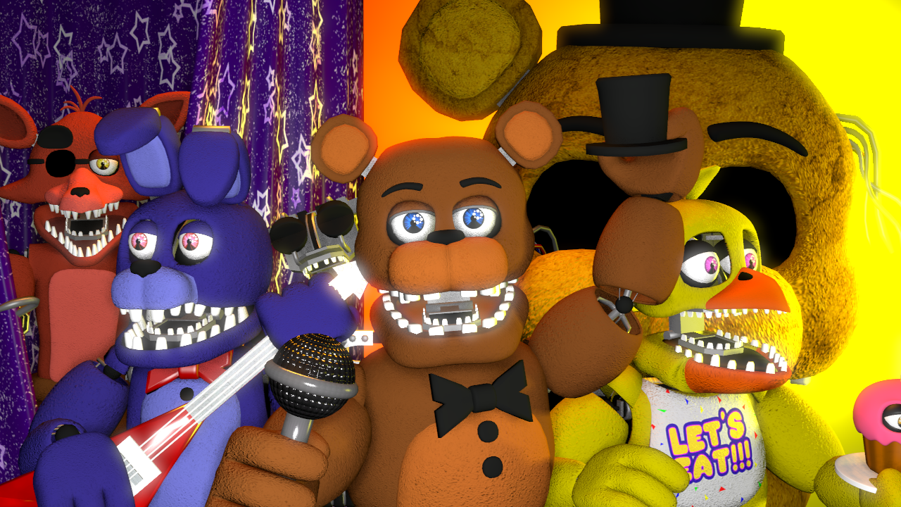 FNaF 4 Model Pack (SFM, Blender, C4D, and MMD) by EverythingAnimations on  DeviantArt