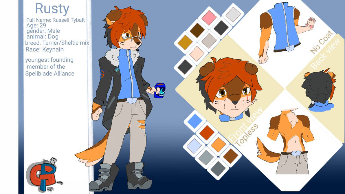 Rusty 2022 reference sheet by Rusty-Doggo on DeviantArt