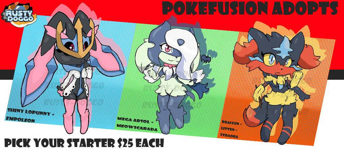 Pokefusion Adopts: Choose Your Starter OPEN