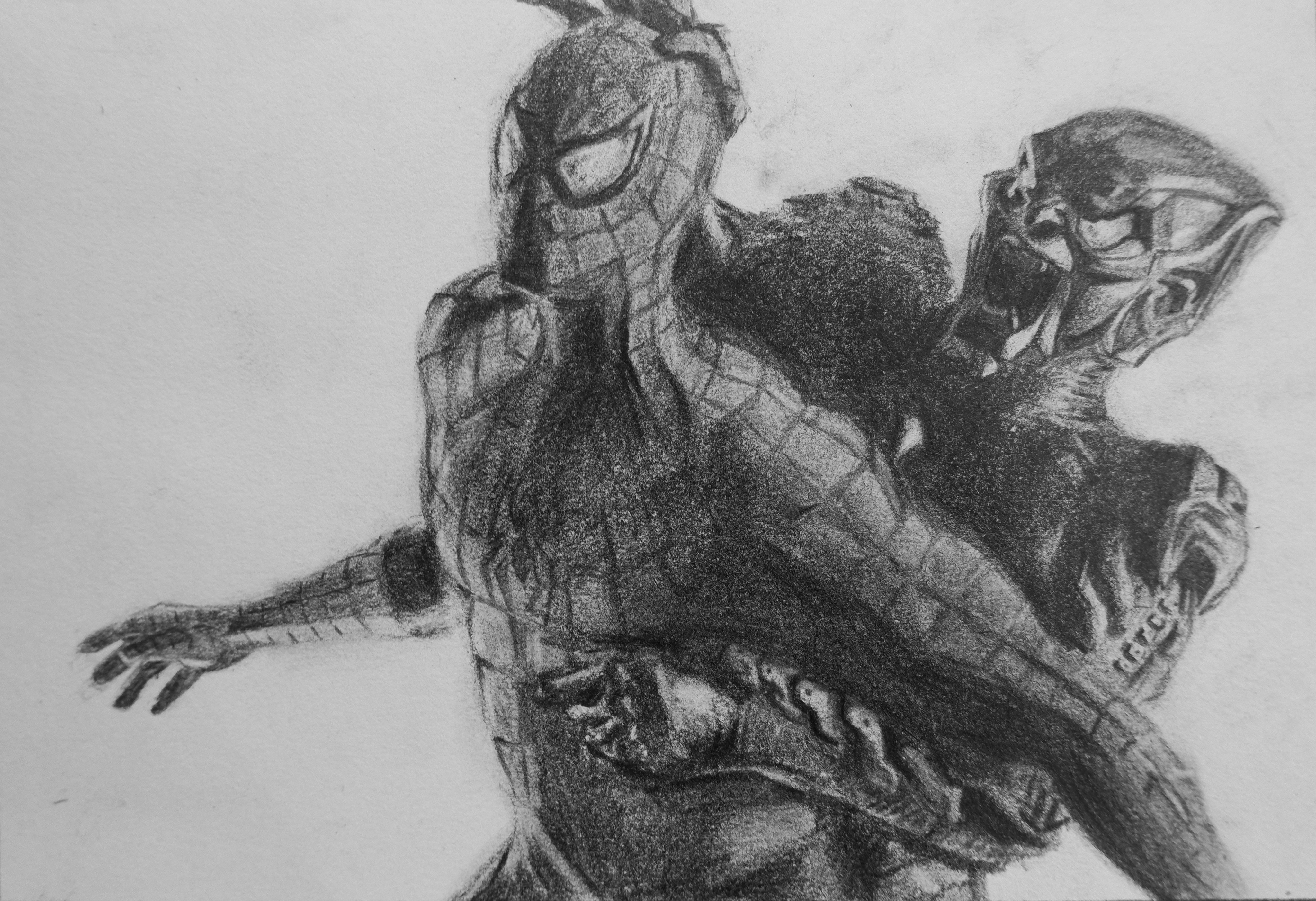 Spider-Man vs Green Goblin by bennyloges on DeviantArt