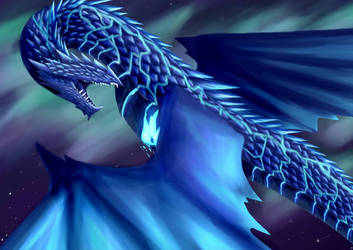 Blue Inferno dragon