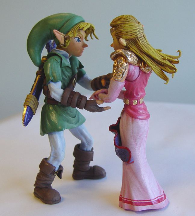 Zelda Wedding Cake Topper 1