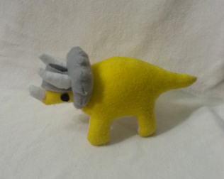 Triceratops Warrior... the Plushie!