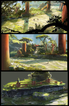 Concepts for Shadow Fight 3 cinematic