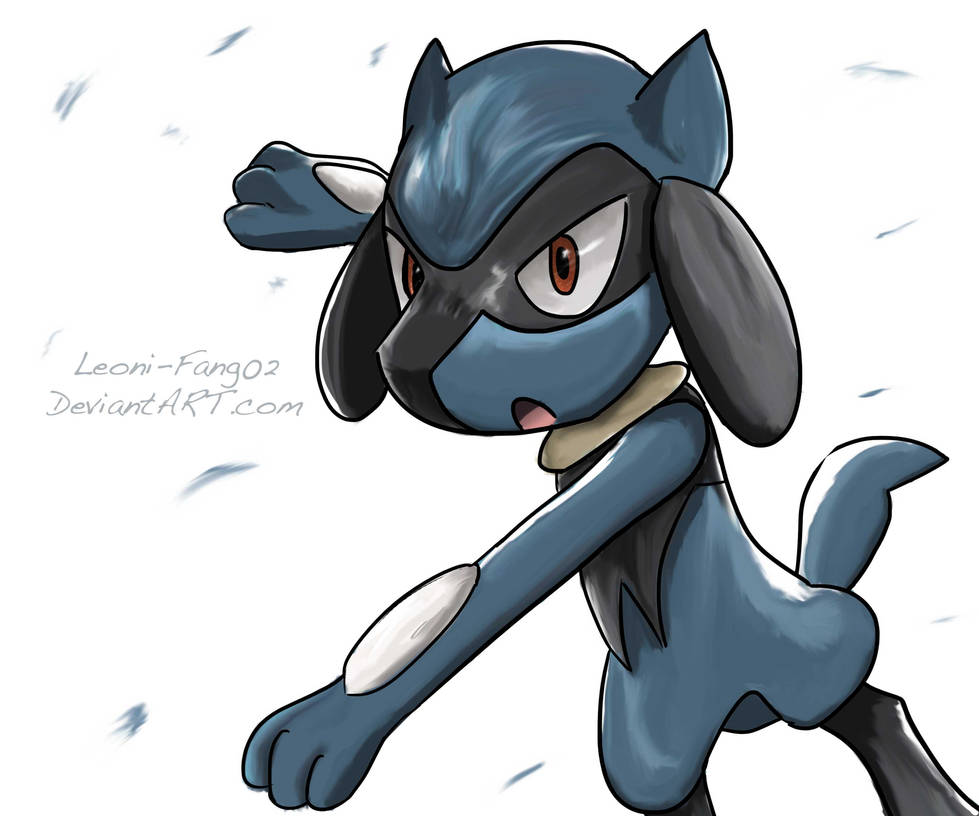 Riolu ReDraw 2014 by Leoni-Fang02 on DeviantArt