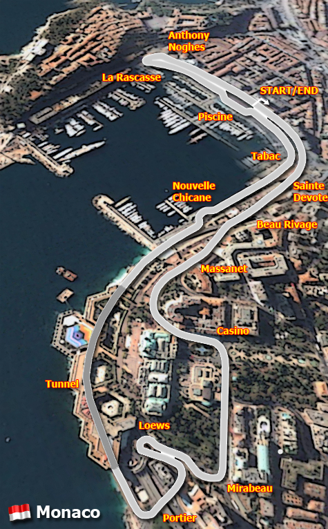 Grand Prix Monaco Track