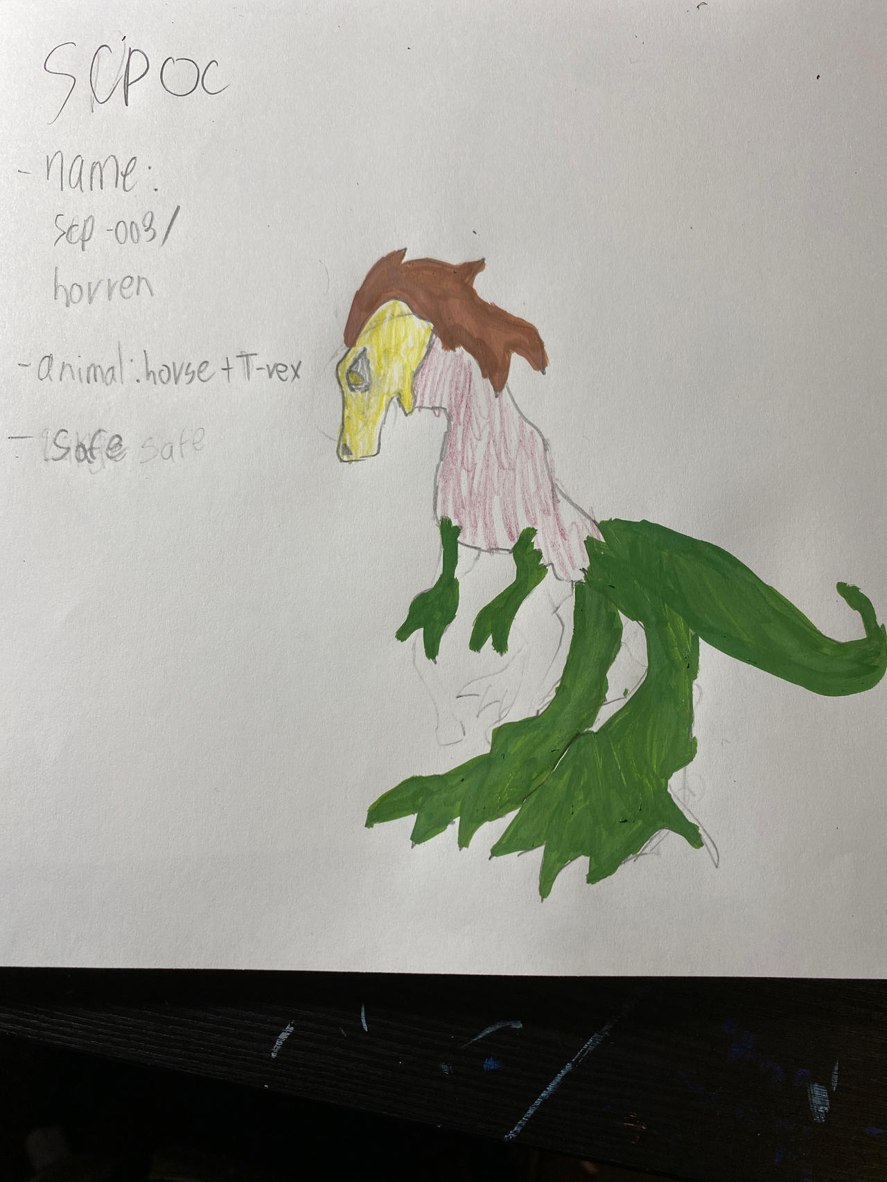SCP oc creature by hukiofug on DeviantArt