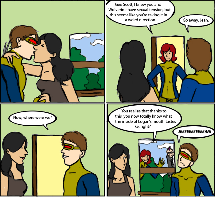 Cyclops kiss by magickmaker on DeviantArt