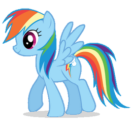 Rainbow Dash steps